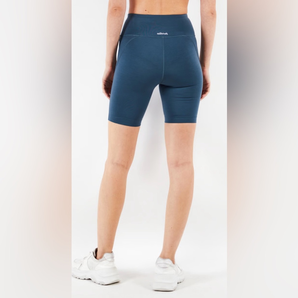 Allbirds Natural Bike Shorts In Dusty Blue Size M